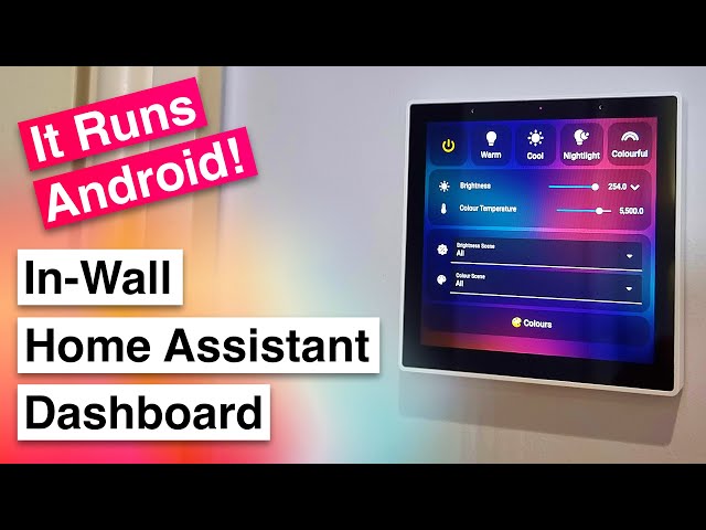 This thing is awesome!  4" Android In-Wall Smart Home Control Panel