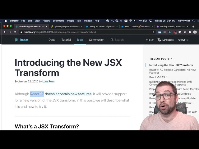 The New React JSX Transform