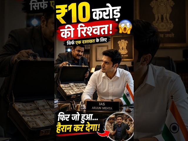 Why did the IAS officer turn down ₹10 Crore? #shorts #ias #upsc #aistory #montage #mhacommunity