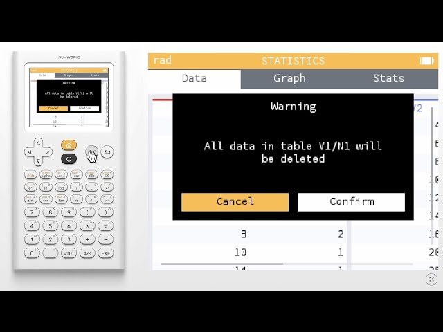 How do I clear a dataset?
