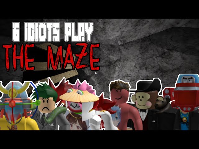 6 Idiots Lost in a Cave | Roblox The Maze