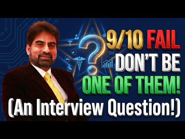 9 Out of 10 Medical Reps Fail This Interview Question | Interview Question Answers
