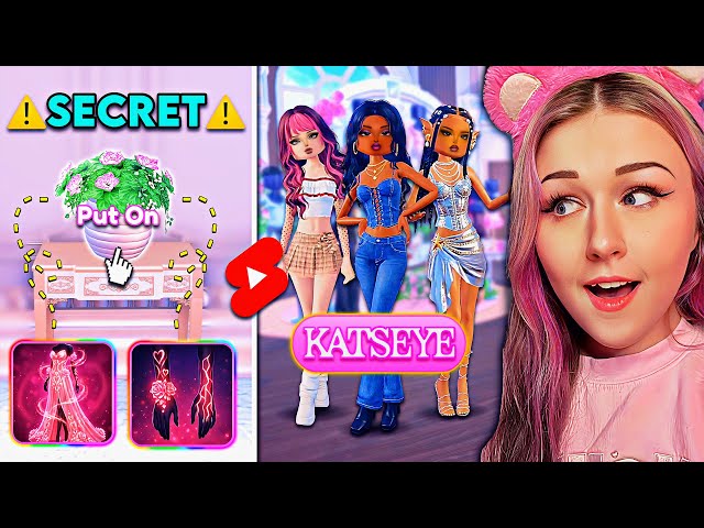 REACTING To INSANE DTI SHORTS w/ "SECRET" ITEMS & Valentines UPDATE! | ROBLOX Dress to Impress