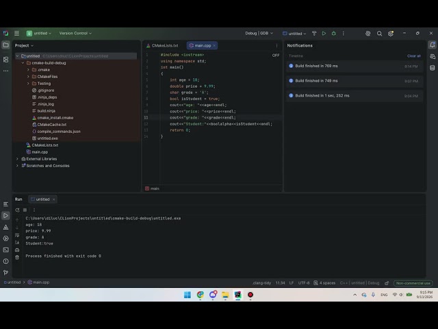 C++: Variables and Data Types