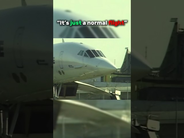 “It’s just a normal flight”, Last Concorde Flight😥 #shorts #avition #airplane #concorde #edit #fyp