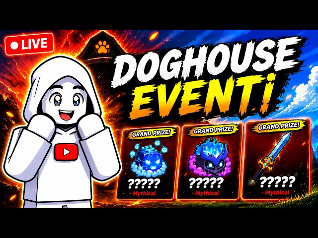 LIVE🛑 [ BLOX FRUITS  ]  BLOX FRUITS NEW DOG HOUSE UPDATE 👾  | PLAYING WITH SUBSCRIBERS 🔥
