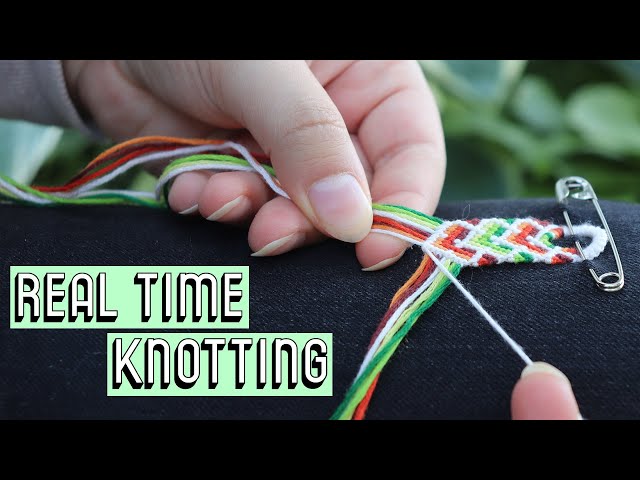 REAL TIME KNOTTING AND CHATTING [CC] || Friendship Bracelets