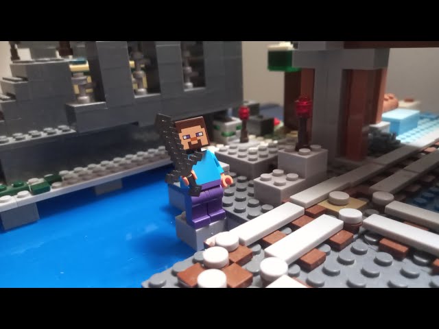 FINAL EPISODE! Rails! LEGO Minecraft | Stop Motion animation