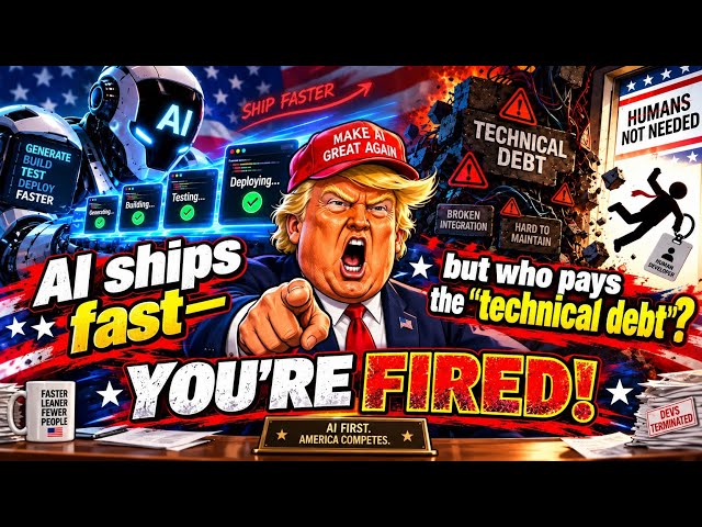 AI ships fast—but who pays the “technical debt”? Remove the “human”！