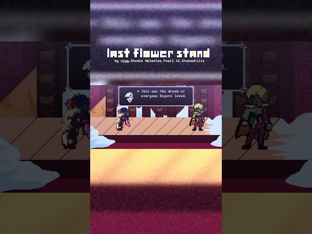 LAST FLOWER STAND PROLOGUE#undertale #art #deltarune #animation #music #nintendo #fypシ #memes #games