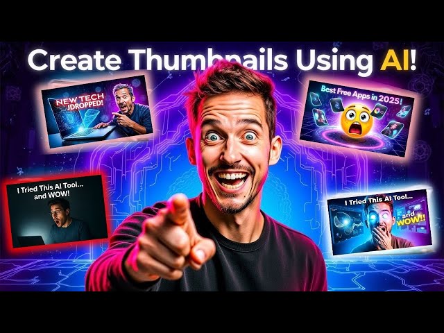 Create YouTube thumbnail using AI ? | Free Thumbnail Design Tutorial Urdu|Hindi