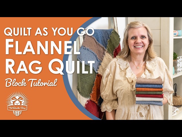 How to Make a Flannel Rag Quilt 🧵 Easy Quilt Tutorial – No Pattern Needed! | Fat Quarter Shop