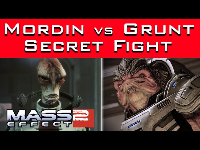 There's a HIDDEN Mordin vs Grunt Confrontation in Mass Effect 2