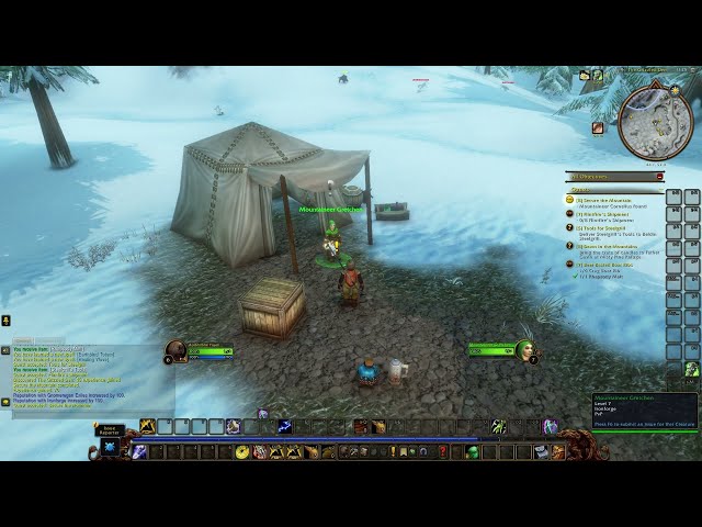 Mountaineer Gretchen npc location, where to find this brand new dwarf person for the quests today