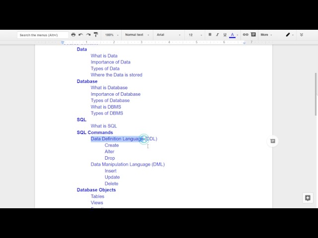 Learn SQL and Database concepts