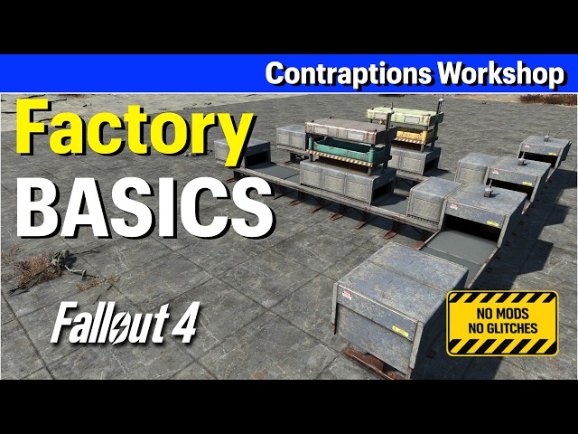 How to Build Factories in Fallout 4 - Automation Made Simple
