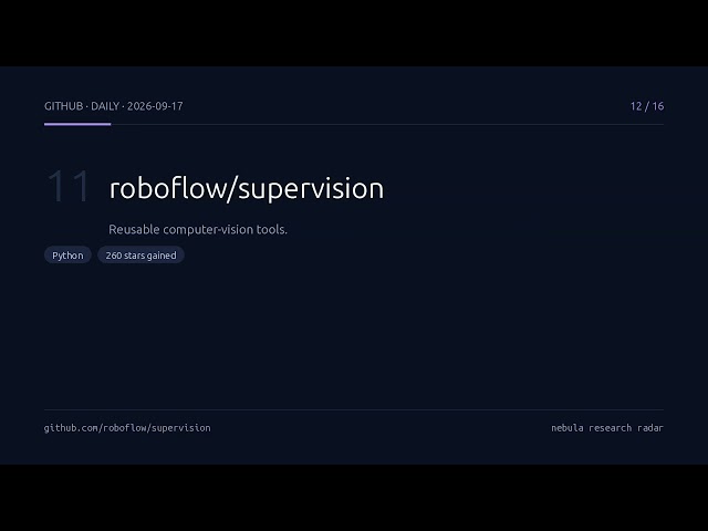GitHub Trending Summary - Daily - 2026-09-17