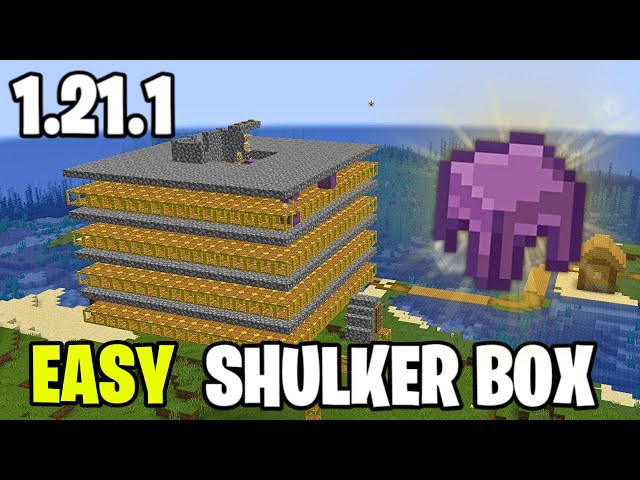 The ESSENTIAL SHULKER SHELLS Farm! Minecraft Java 1.21.1