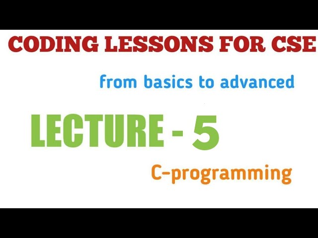 C- programming course || Lecture-5 || basic c program of hello world || full c programming couse ||
