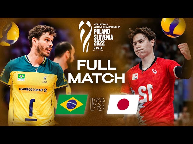 Brazil 🇧🇷 vs. Japan 🇯🇵 - Men's World Championship 2022 | Full Match - Volleyball