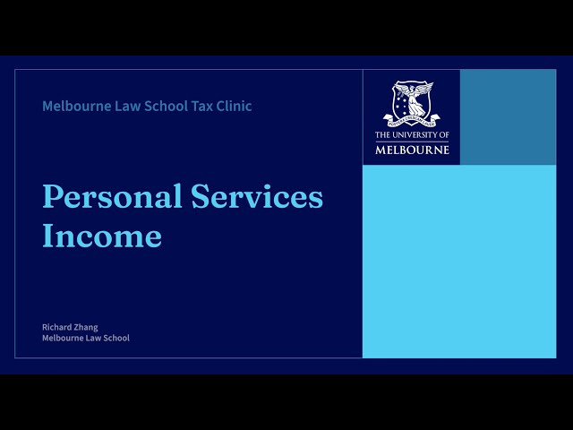 MLS Tax Clinic: Personal Services Income