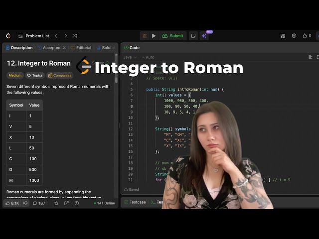 Integer to Roman LeetCode - Java