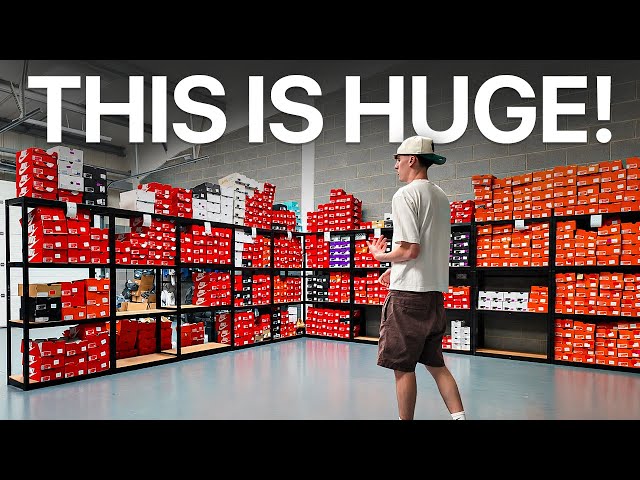 I MOVED INTO MY NEW RESELLING WAREHOUSE!