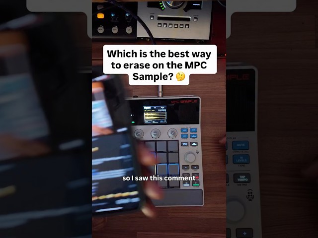 I didnt know you could delete this way on the MPC 😳