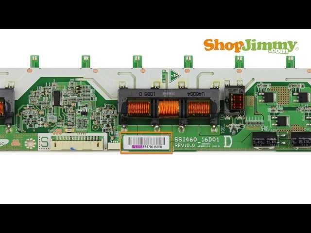 Samsung TV Repair - Part Number Identification Backlight Inverters & LED Drivers - Fix LCD TVs