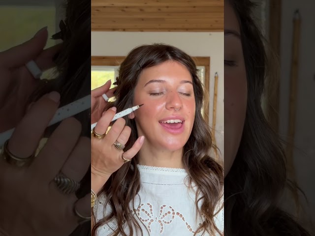What a privilege to her hair and makeup for her special day! Goal was glowy & natural! #bridalmakeup