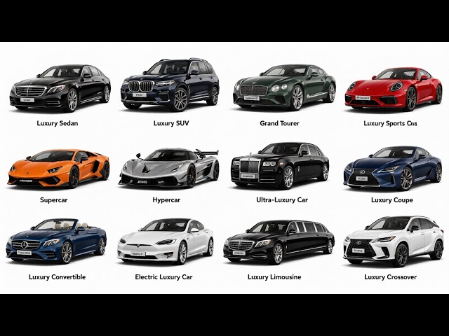 Every Type of LUXURY CAR Explained