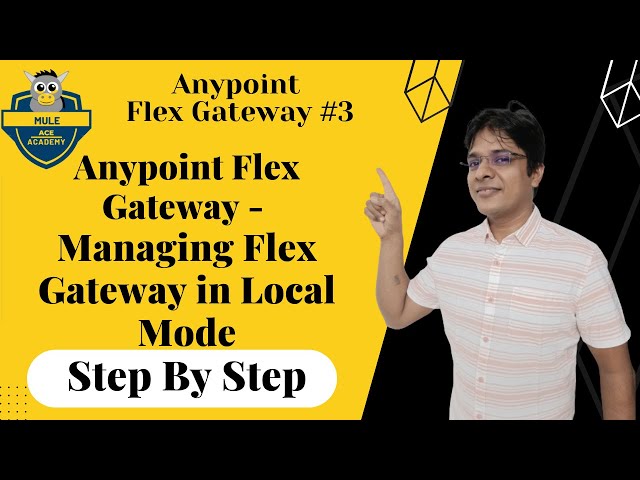 #03: Anypoint Flex Gateway | Managing Flex Gateway in Local Mode