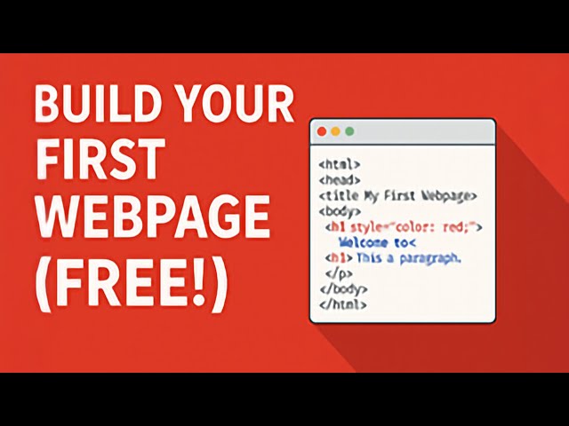 Learn HTML, CSS, and JavaScript Basics | Free Web Dev Course Walkthrough