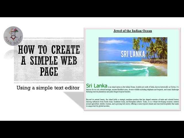 Simple HTML Webpage Tutorial (Step-by-Step for Beginners)