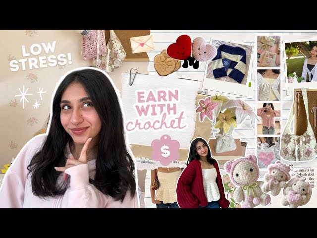 5 ways to *actually* earn with crochet (low stress & NOT overwhelming!)