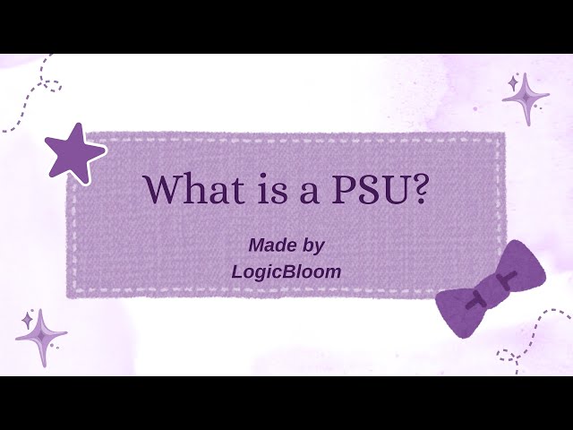 What is a PSU? | Power Supply Explained Simply 💻⚡
