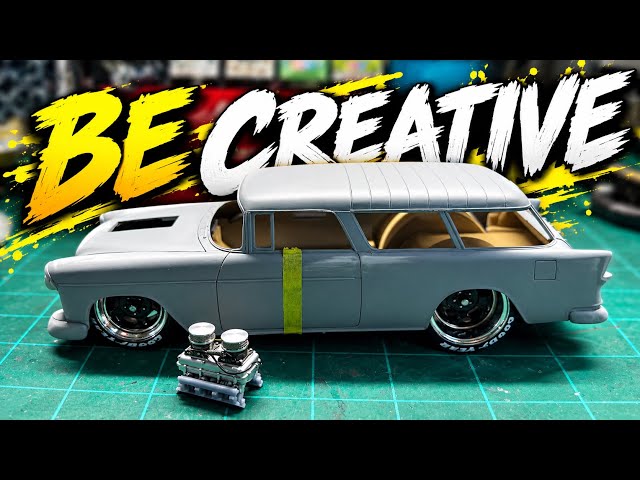 Be Creative! (Avoid building a boring model car)