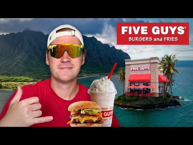 I Ate The World's Most Expensive Five Guys for 1 Week