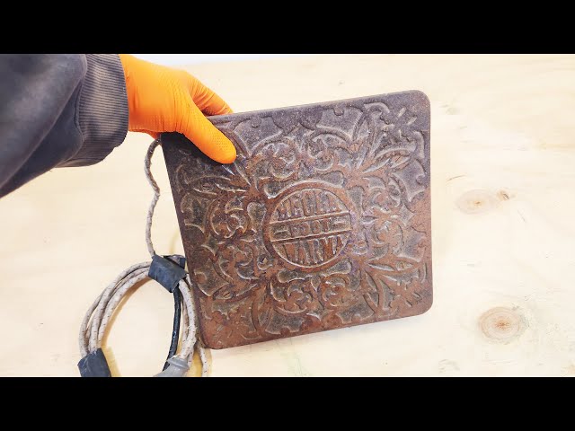 Rusty FOOT WARMER FROM THE DARK AGES FULL RESTORE