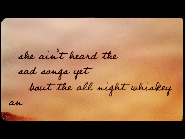 Jason Aldean - The Sad Songs (Lyric Video)