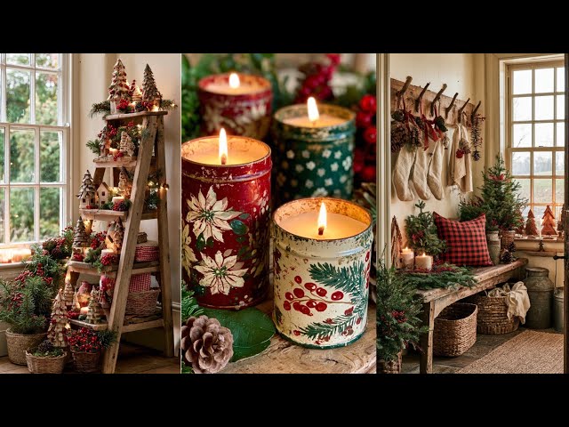 🎄RUSTIC Cottage CHRISTMAS Crafts 2026 🎅 Decor Ideas to Inspire Early Holiday Cheers in Every Corner
