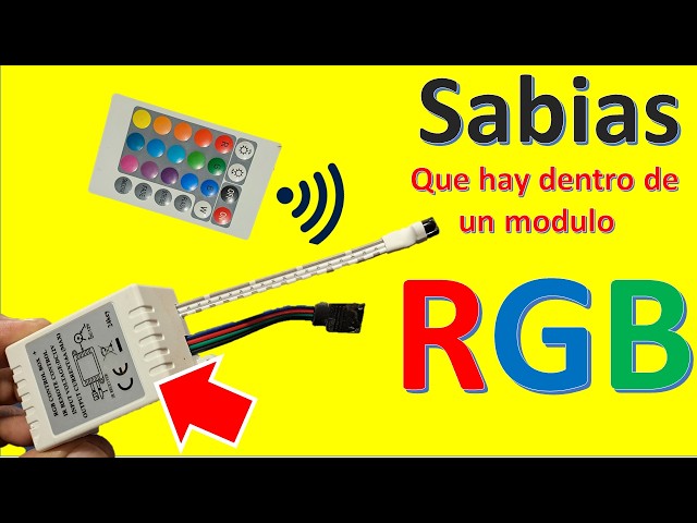 How it works and what's inside an RGB multicolor LED module
