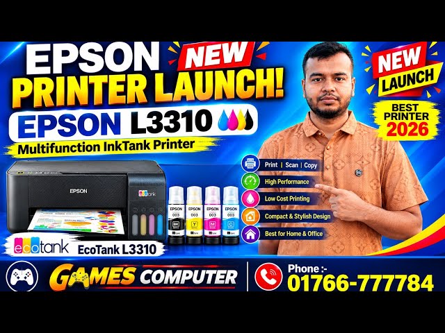 Epson L3310 printer unboxing fast