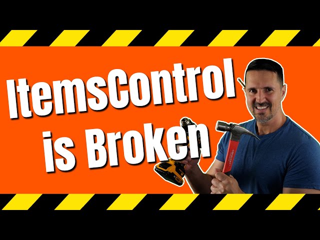 Why is this WPF ItemsControl broken?