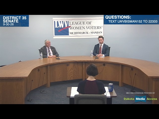 League of Women Voters – District 35 Senate Candidate Debate
