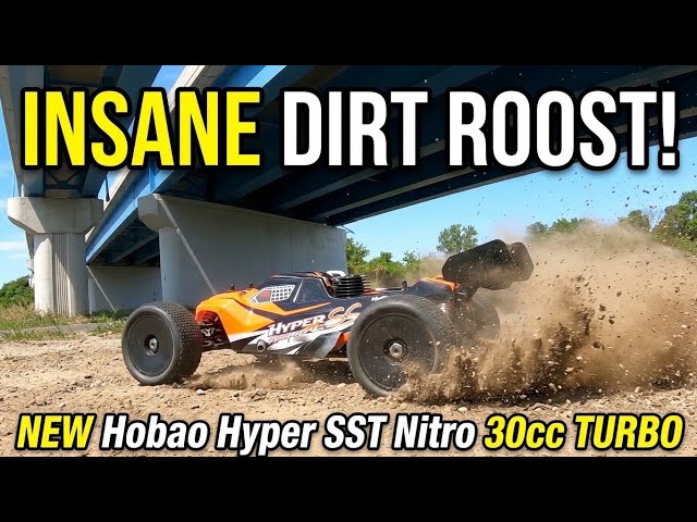 INSANE Speed Passes 🚀 - Hobao Hyper SST Nitro 🏎️ (Engine Screams at 40k RPM!) 🔊 #nitrorc #rccar #rc 