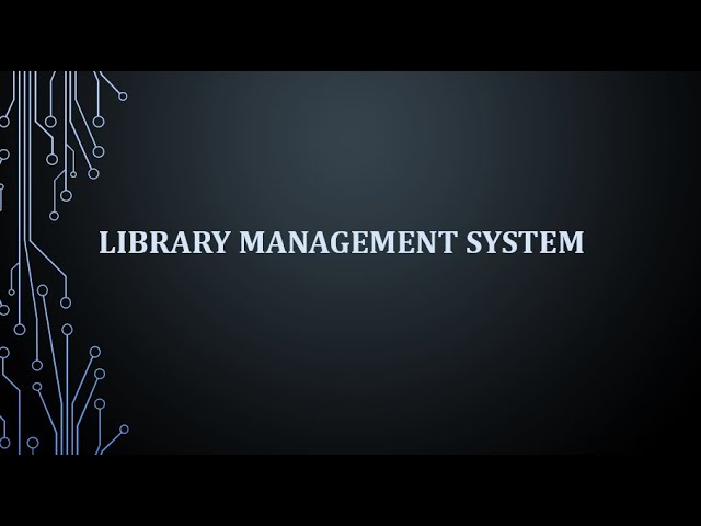 Library Management System Project Presntation