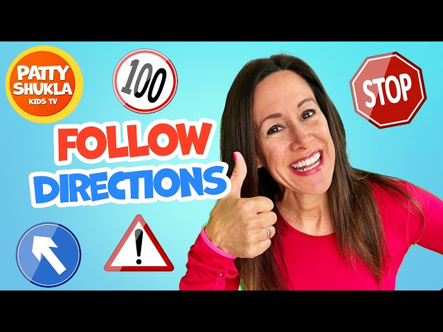 STOP Follow Directions Song for Children, Kids and Toddlers | Patty Shukla