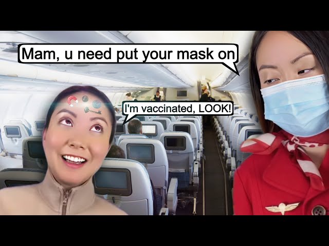 Passenger proves she’s vaccinated because she’s magnetic 🧲😭🤣