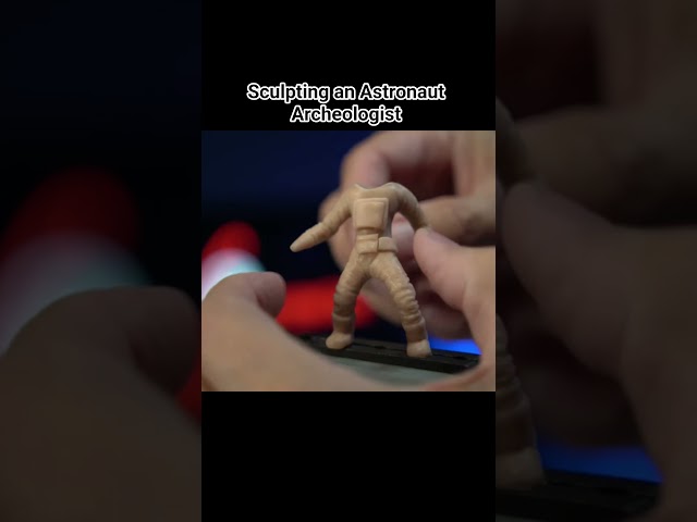 From my latest video Alien and the Archeologist! See the entire video on Clayformations!